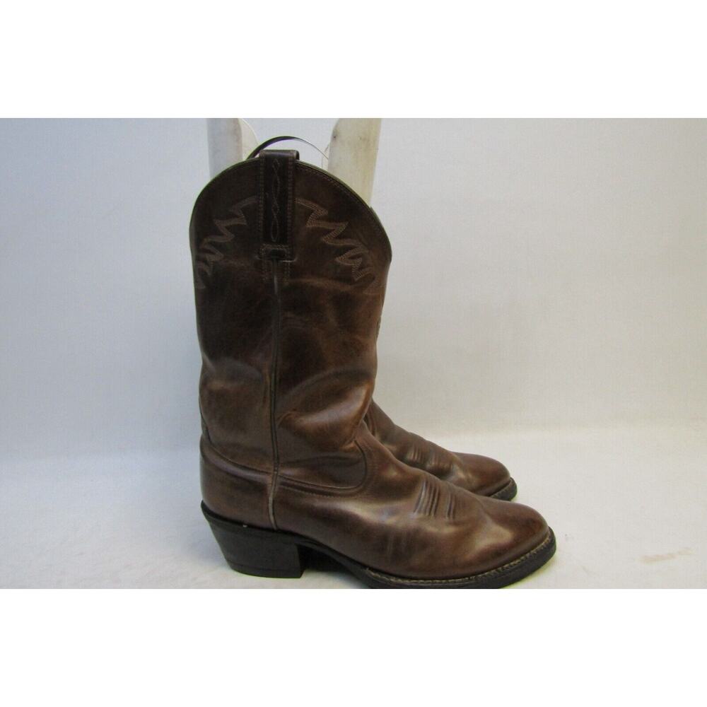 Ariat Mens Size 10.5 D Brown Leather Cowboy Western Boots - Picture 3 of 11